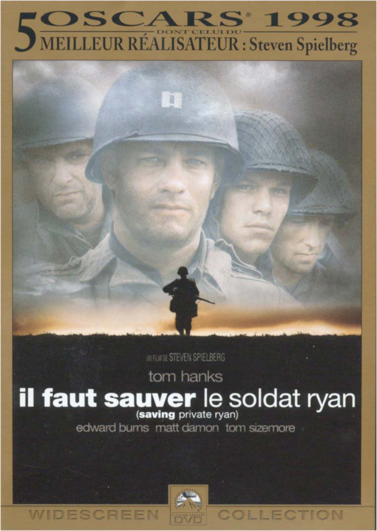 Jaquette DVD recto Il faut sauver le soldat Ryan