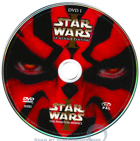 Srigraphie Star Wars Episode I DVD 2