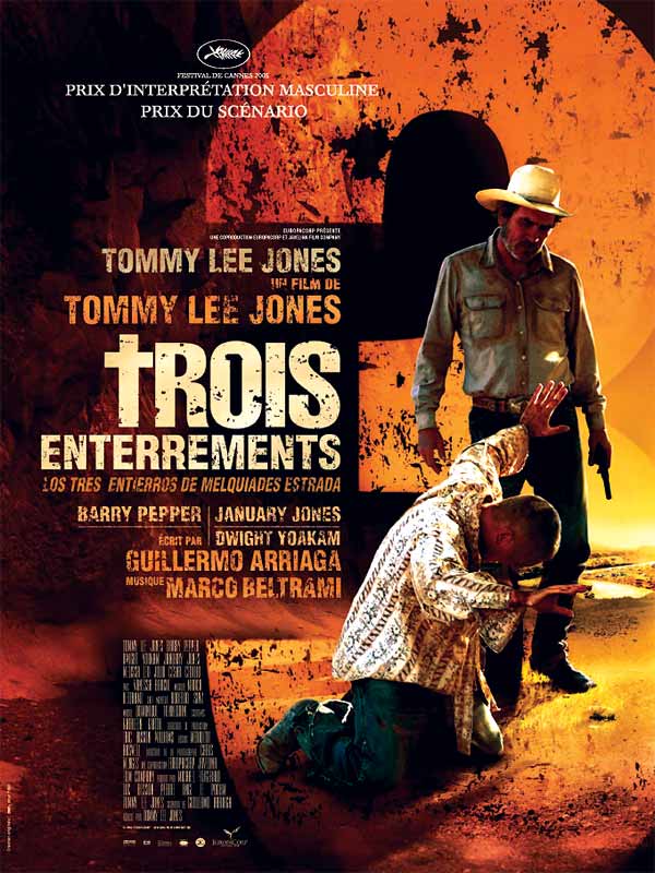 Affiche film Trois enterrements  Tommy - Lee Jones