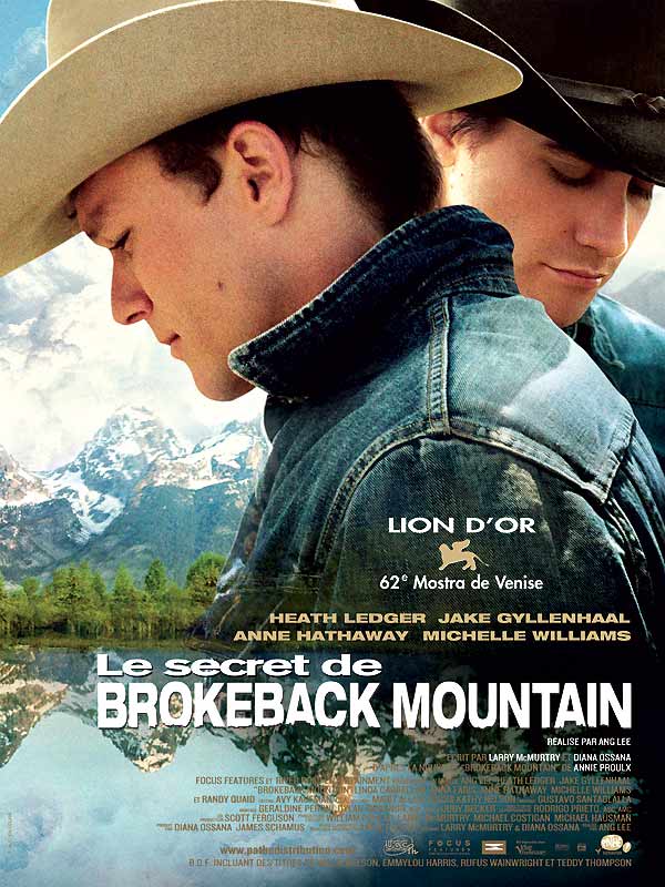 Affiche du film Brokeback Mountain de Ang Lee