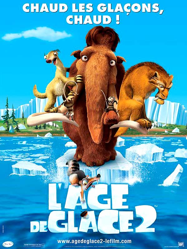 Affiche du film d'animation l'ge de glace 2