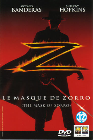jaquette dvd du film Le masque de Zorro