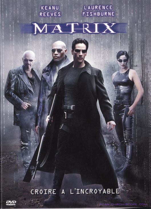 Jaquette DVD recto de Matrix